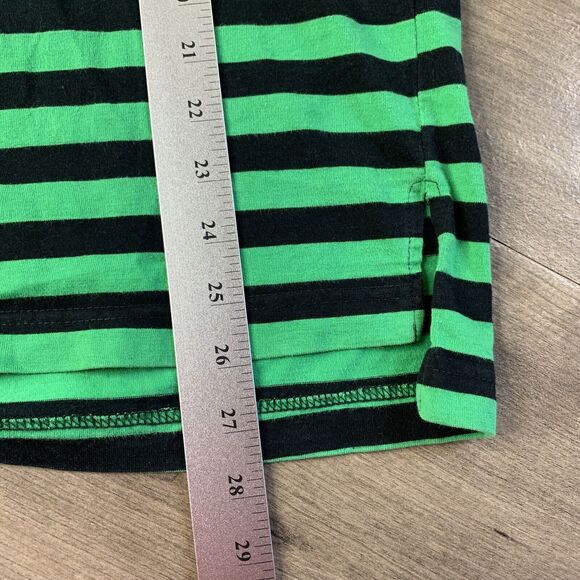 Clause Sport Womens Long Sleeve Shirt Striped Medium Turtle Neck Padded Cotton - Picture 5 of 10